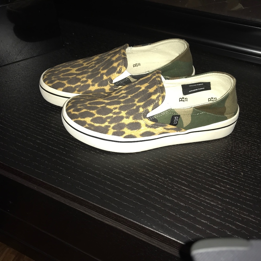 R13 Slipon Canvas sneaker